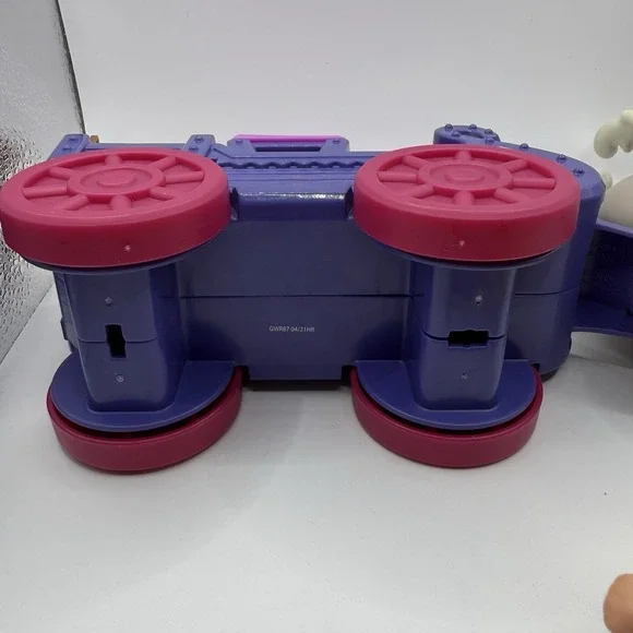 Fisher Price Little People Disney FROZEN Anna Elsa Kristoff & Sven Wagon Playset - Picture 13 of 16